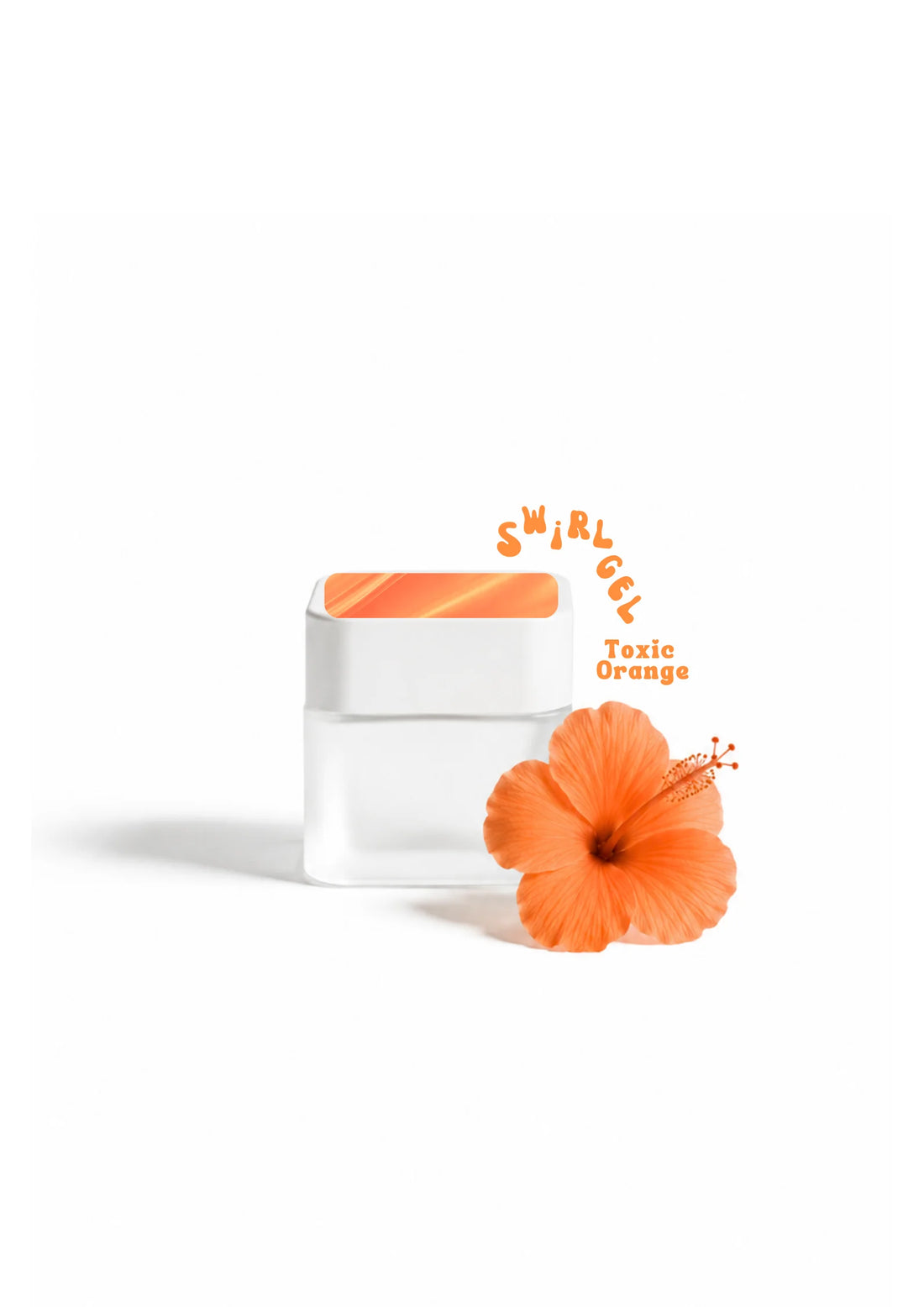 Swirl 3D - Toxic orange