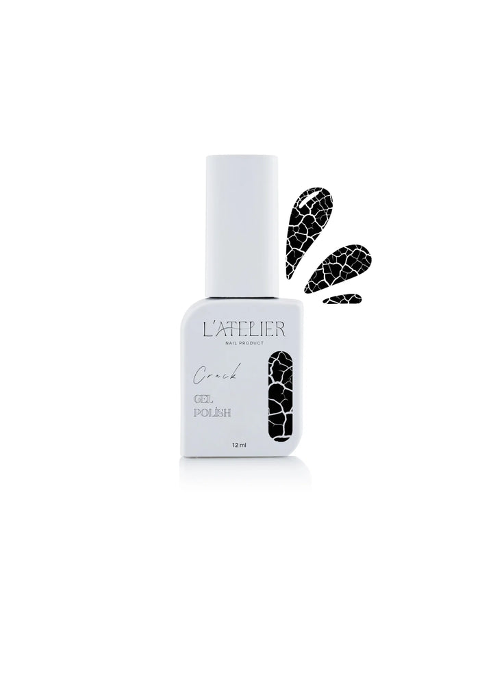 Vernis semi permanent - Crack black