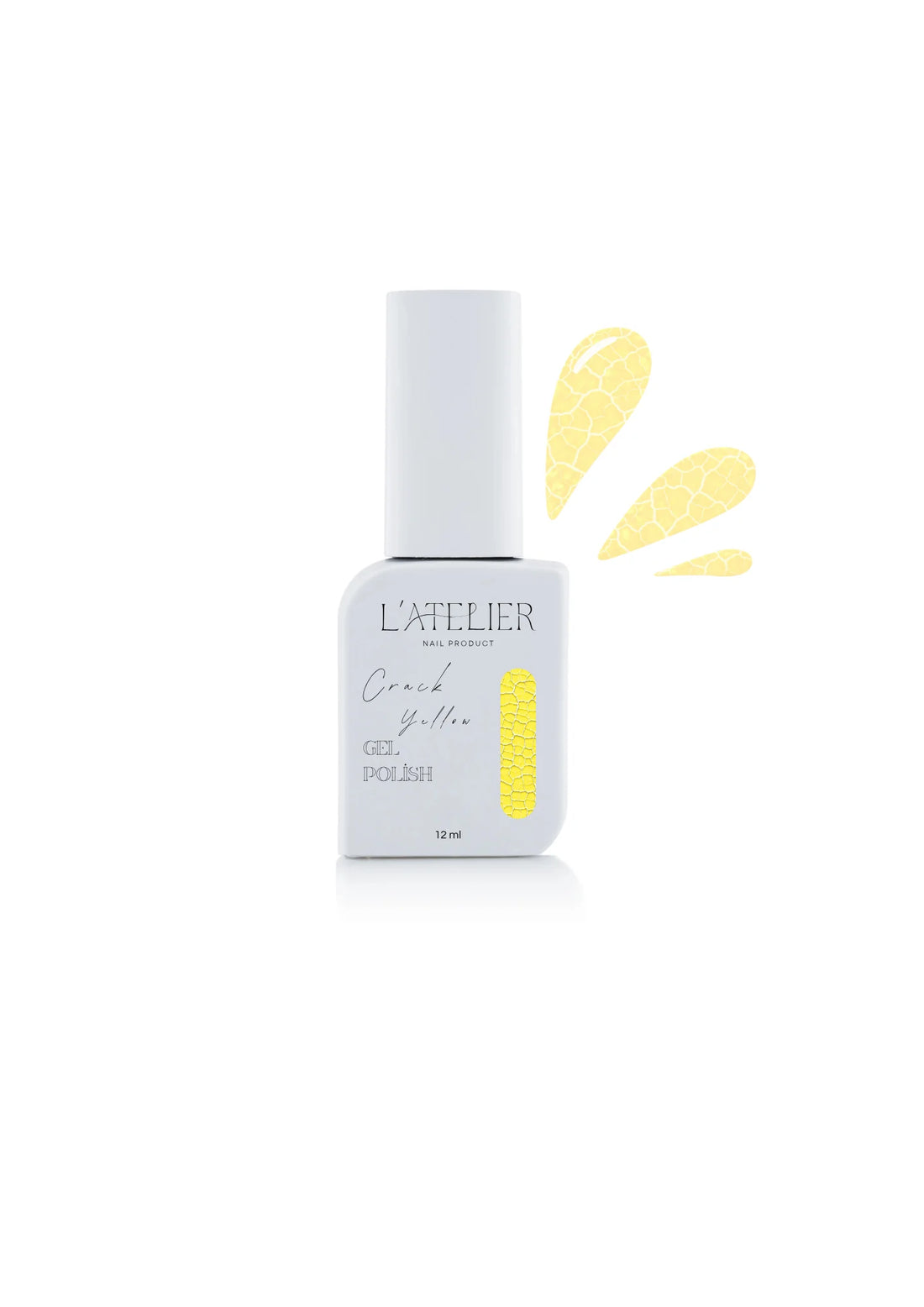 Vernis semi permanent - Crack yellow