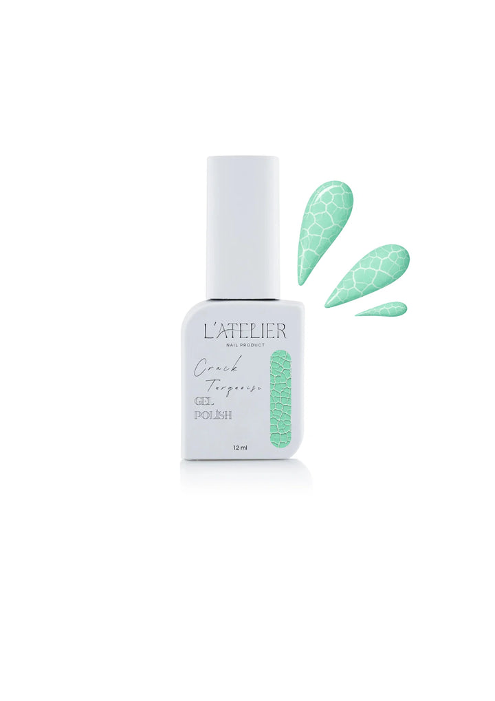 Vernis semi permanent - Crack turquoise