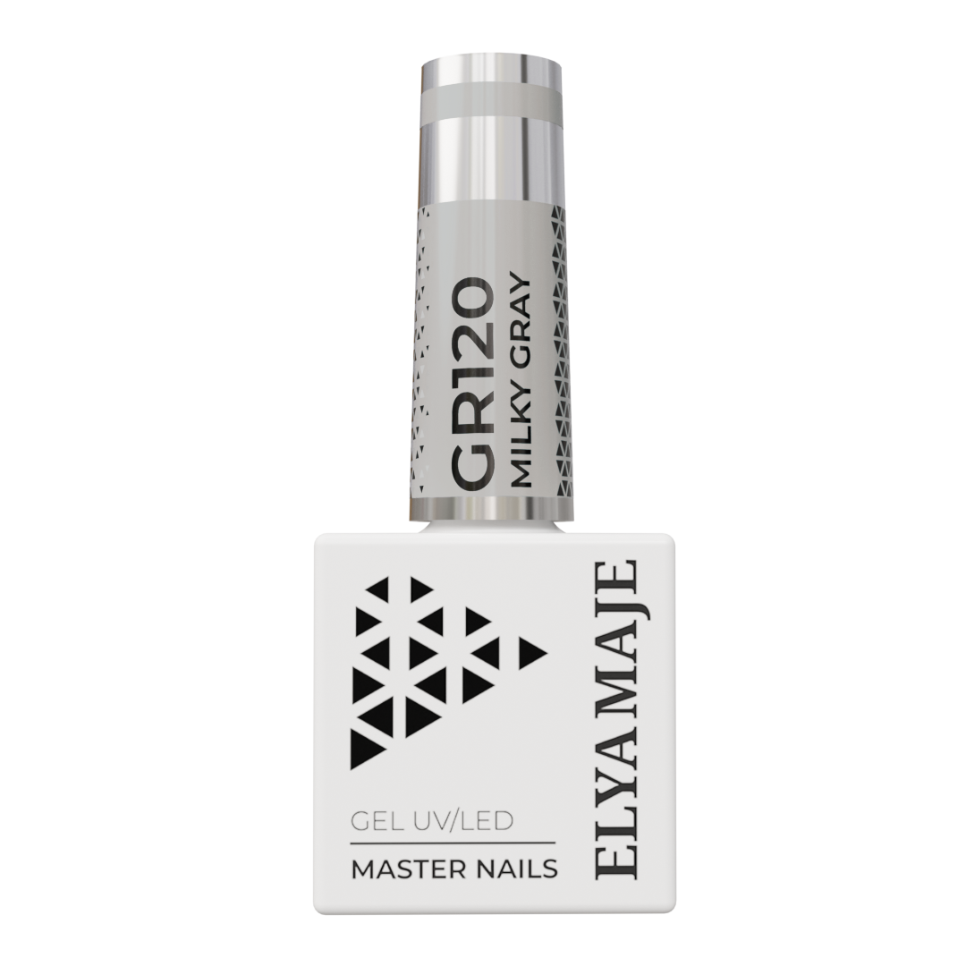 N° 120 – Milky Gray – Vernis Semi-Permanent – Elyamaje