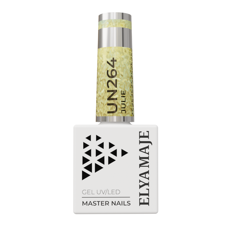 N° 264 – Julie – Vernis Semi-Permanent – PAILLETÉ – Elyamaje