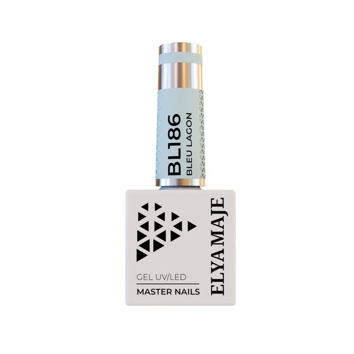 N° 186 – Bleu Lagon – Vernis Semi-Permanent – Elyamaje