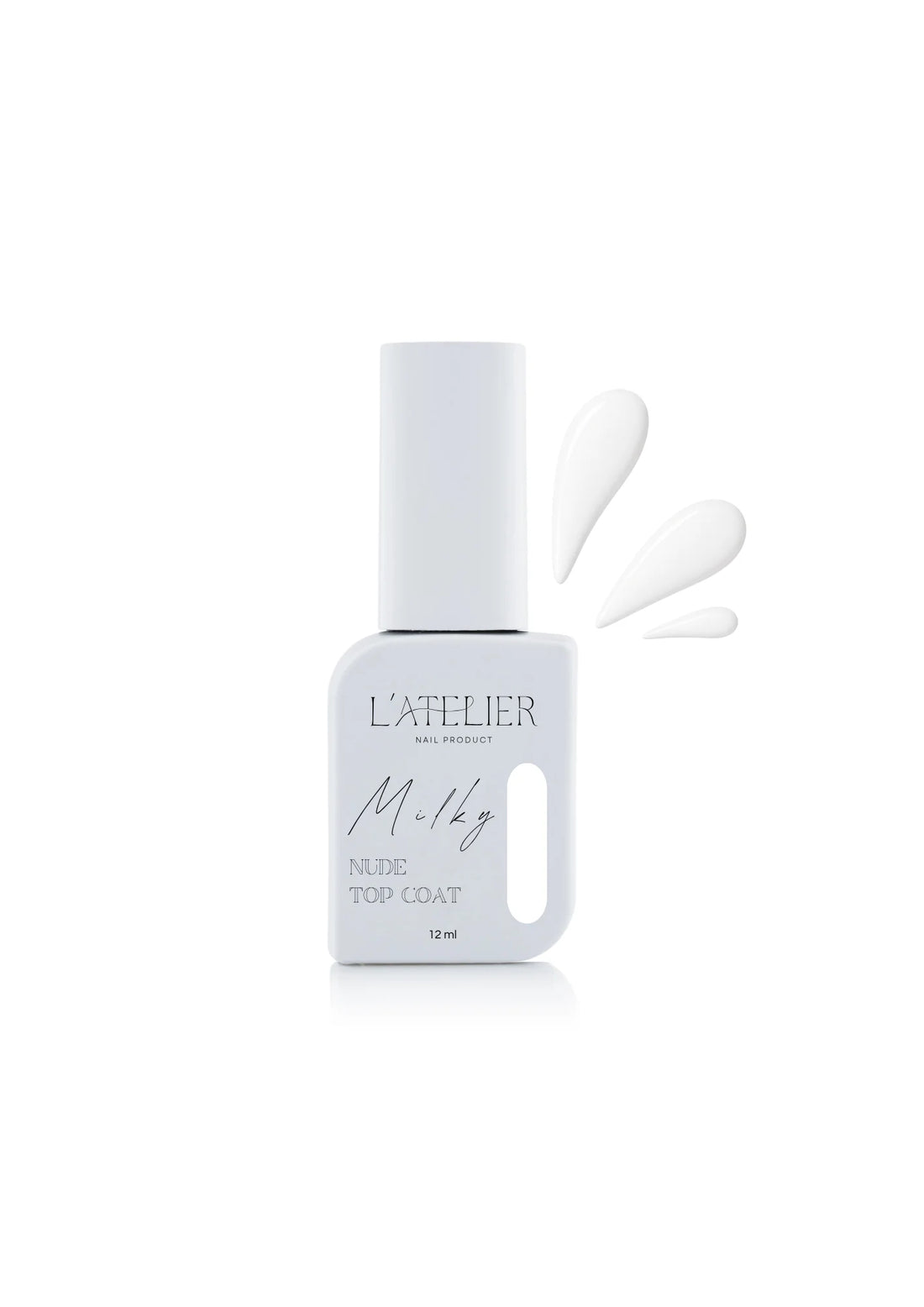Nude top coat - Milky