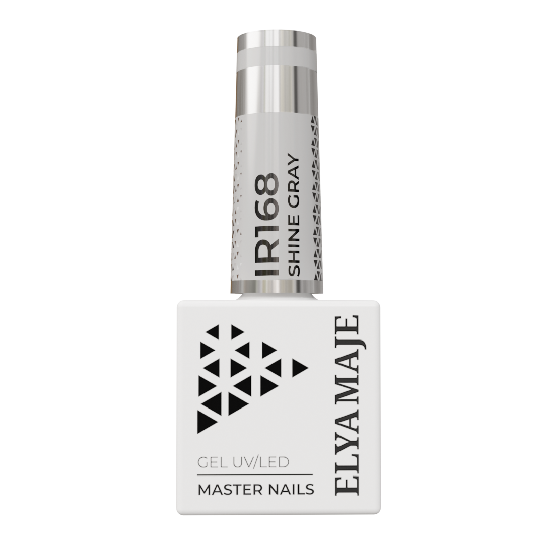 N° 168 – Shine GREY – Vernis Semi-Permanent – Elyamaje