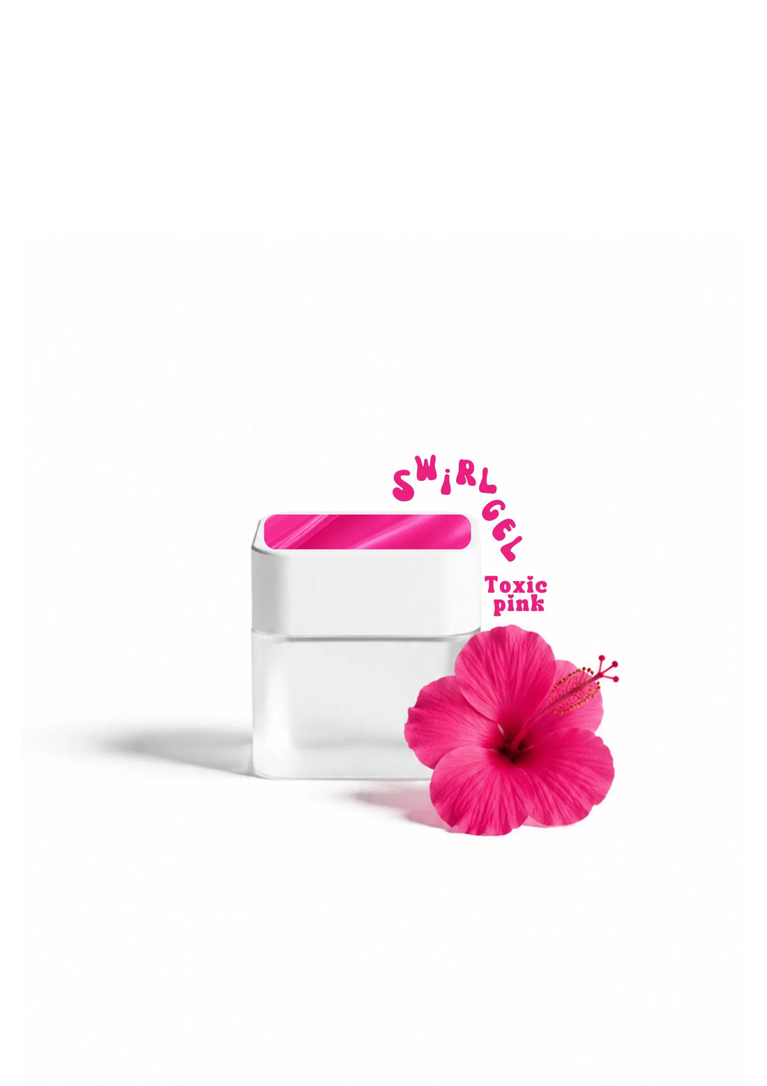 Swirl 3D - Toxic pink