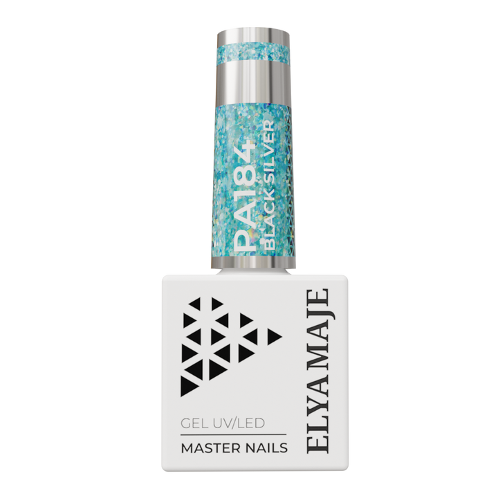N° 184 – Blue Silver – Vernis Semi-Permanent – Elyamaje