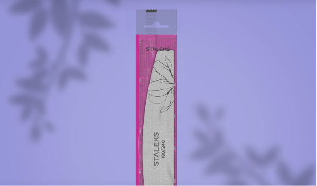 STALEKS EXPERT 40 Lime minérale demi-lune pour les ongles, grain 180/240 (1 pièce)