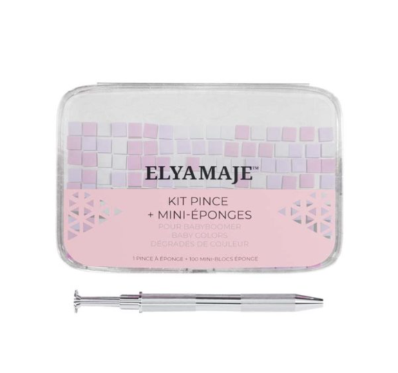 Kit pince et mini-éponges – Elyamaje