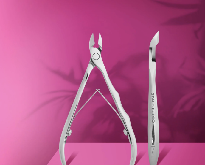 STALEKS EXPERT 10 Pince professionnelle pour la peau, 9 mm