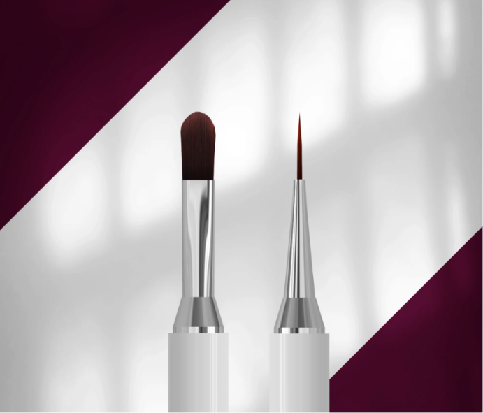 STALEKS EXCLUSIVE 06/11 Pinceau double face pour gel 11 mm / liner 12 mm