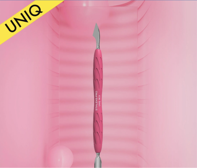 STALEKS UNIQ 10 TYPE 3 Gummy Poussoir arrondi étroit et cure-ongles