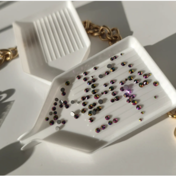 Plateau à strass