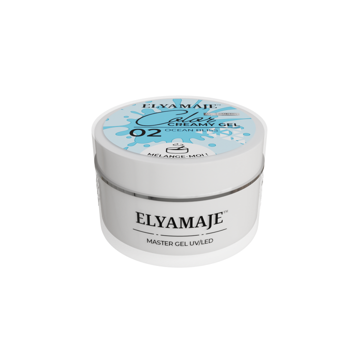 Ocean Bliss n° 02 – Color Creamy Gel – Gel de construction UV LED – Elyamaje