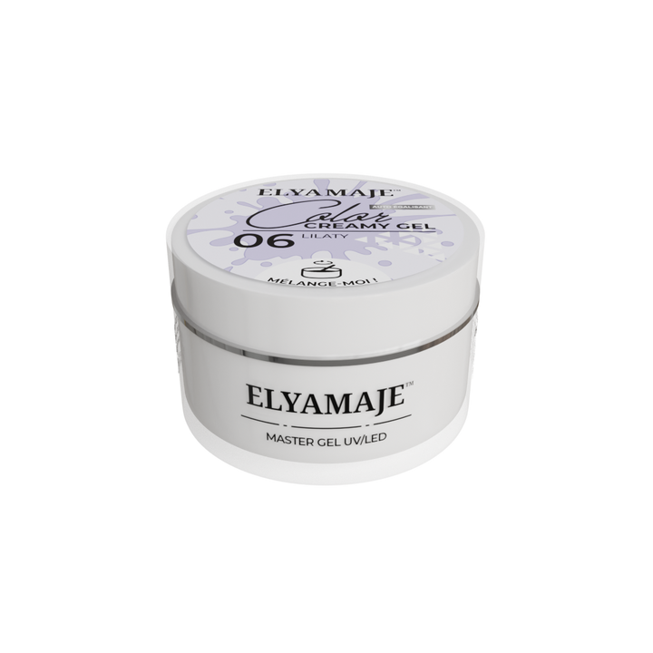 Lilaty n° 06 – Color Creamy Gel – Gel de construction UV LED – Elyamaje