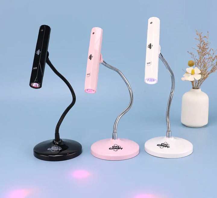 Mini Lamp UV LED 2-en-1 (Tactile & Amovible)