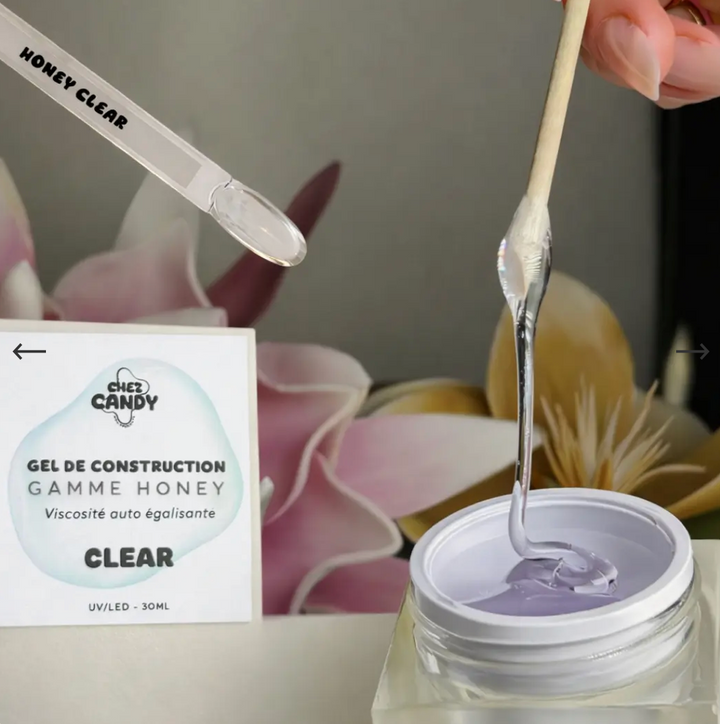 GEL DE CONSTRUCTION HONEY CLEAR ( AUTO ÉGALISANT)