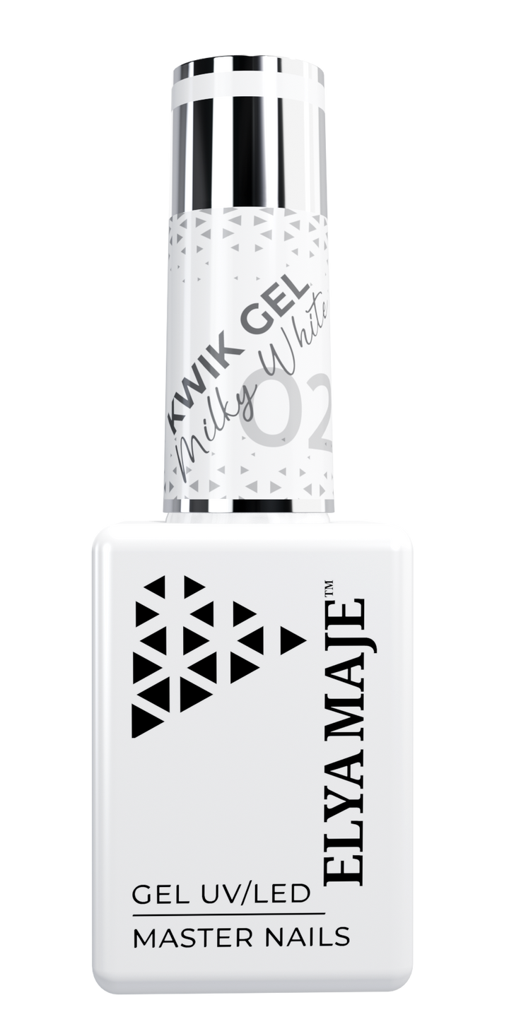 Milky White n°2 – Gel de Construction Fluide en Bouteille – Kwik Gel – Elyamaje