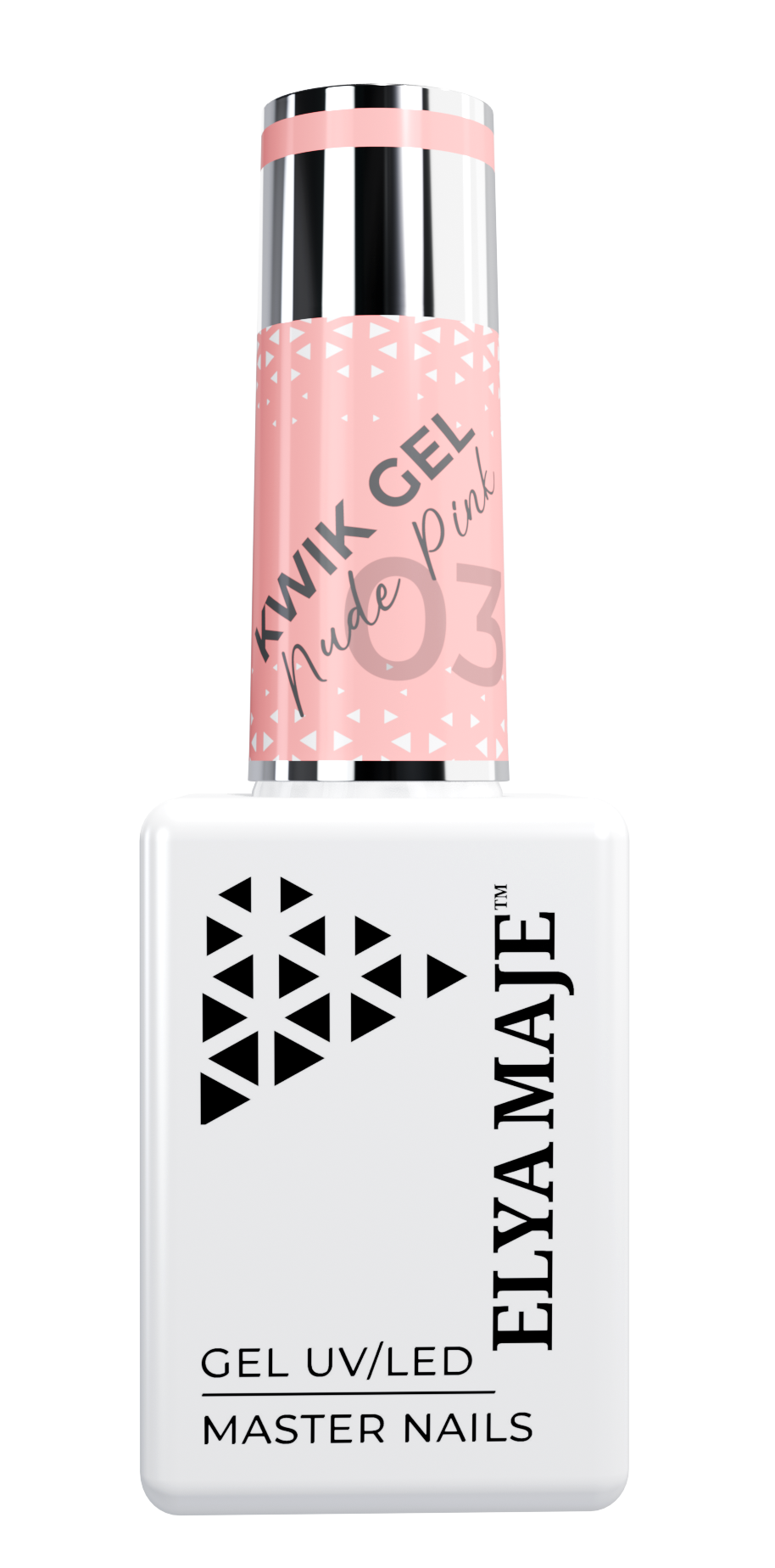 Nude Pink n°3 – Gel de Construction Fluide en Bouteille – Kwik Gel – Elyamaje