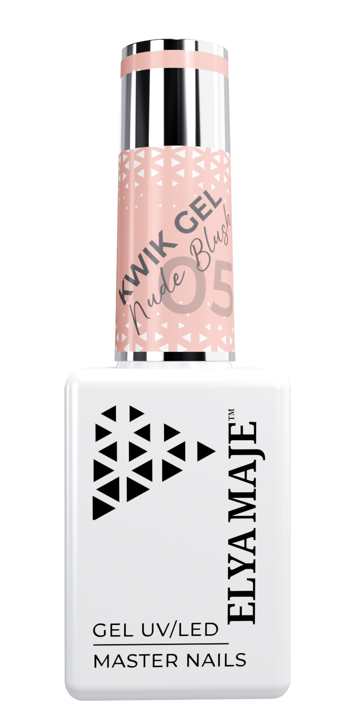 Nude Blush n°5- Gel de Construction Fluide en Bouteille – Kwik Gel – Elyamaje