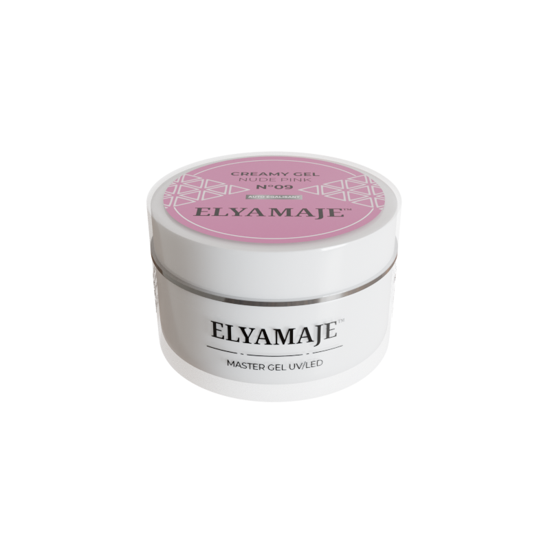 Nude Pink n° 9 – Gel de construction – Creamy Gel UV LED – Elyamaje