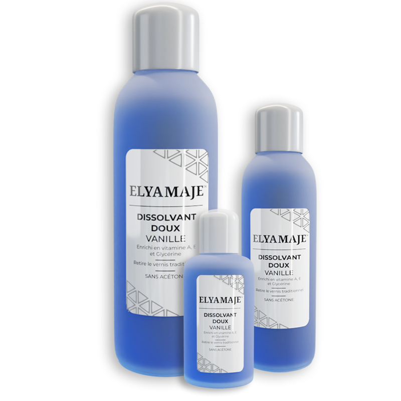 Dissolvant sans acétone parfum vanille
