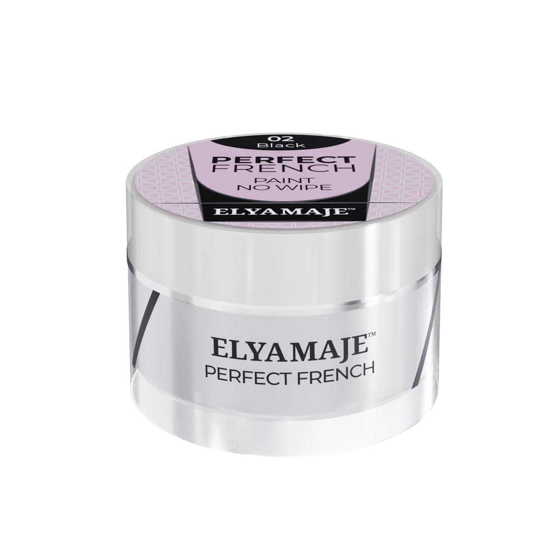 02 – Black – Perfect French 5g – Gel Paint – Elyamaje